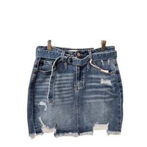 KanCan Size 26 Denim Mini Skirt NWT